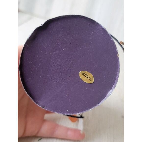 Vintage witch metal candle stick holder Moon pumpkin balloon Halloween‎ - Picture 9 of 9